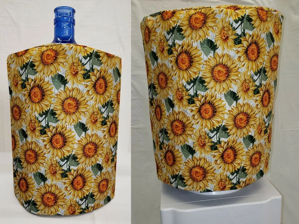 Harvest Sunflowers Water Bottle Cover for 3 or 5 Gallon Bottles - Image 1 of 1