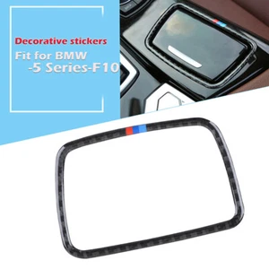 Pegatina de fibra de carbono marco de panel de cenicero de automóvil para BMW Serie 5 F10 2011-2017 - Imagen 1 de 6