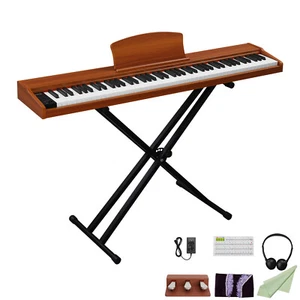 Ktaxon GPP-107 88 Key Semi-Weighted Standard Keyboards Wooden Digital Piano - Picture 1 of 8