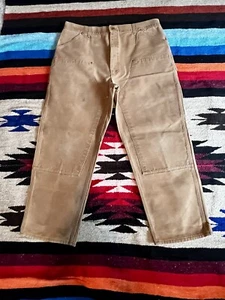 Carhartt duck canvas Double Knee Pants 40x30 Actual 36x28 - Picture 1 of 14