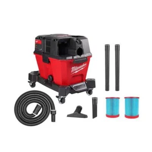 Milwaukee Wet/Dry Vacuum 6-Gal 18V Cordless w/ Hose + High Efficiency Filter - Picture 1 of 5