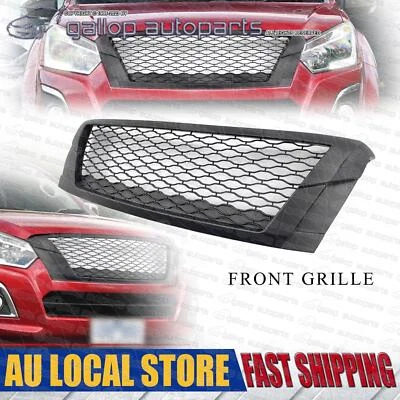 Fit Isuzu D-MAX 06/2016 - 2019 Matte Black Grille Front Mesh Grill AU Stock - image 1 of 3