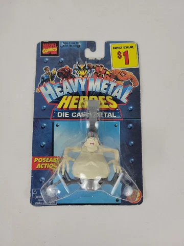 1998 Toy Biz Marvel Heavy Metal Heroes Die Cast Metal Mojo Sealed Cover