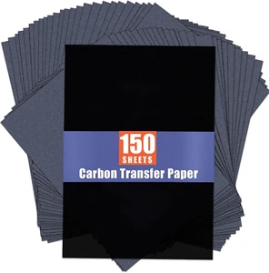 150 Sheets Carbon Paper Sheets Carbon Transfer Paper for DIY Woodworking Pape... - Picture 1 of 11