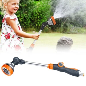 Hose Pipe Water Sprayer Gun Wand Metal Nozzle Garden Spray Lance High Pressure - Picture 1 of 9