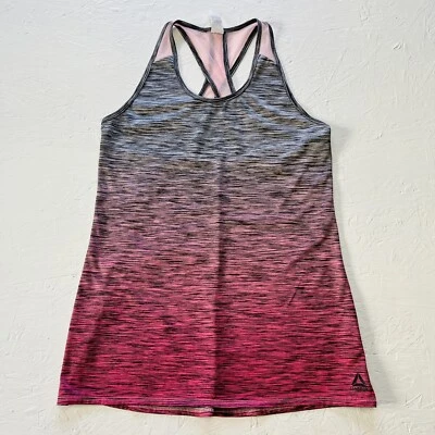 Camiseta sin mangas Reebok Small Racerback Performance elástica calce suelto yoga gimnasio Foto 1 de 4