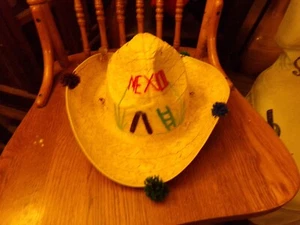 SOMBRERO DE PAJA TALLA NIÑO DE COLECCIÓN MÉXICO - Imagen 1 de 2