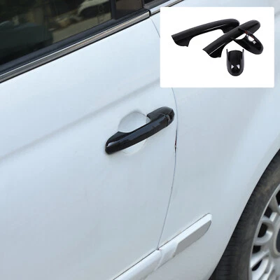 Cubierta de manija de puerta exterior ABS negro piano para Fiat 500/Abarth 595 695 07+ EE. UU. Foto 1 de 4
