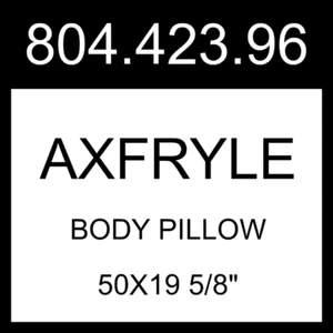 IKEA AXFRYLE Body Pillow White  50x19 5/8" 804.423.96 - Picture 1 of 4