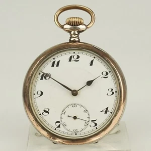WORKING! Junghans Silver Pocket Watch Men's fusee duplex chronometer no repeater - Picture 1 of 10