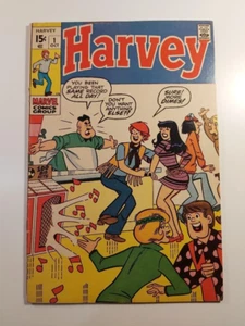 Harvey Issue #1 / Stan Lee / Stan Goldberg / Marvel Bronze 1970 / FN - Picture 1 of 5