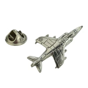 Harrier Jump Jet Pewter Lapel Pin Badge - Picture 1 of 1