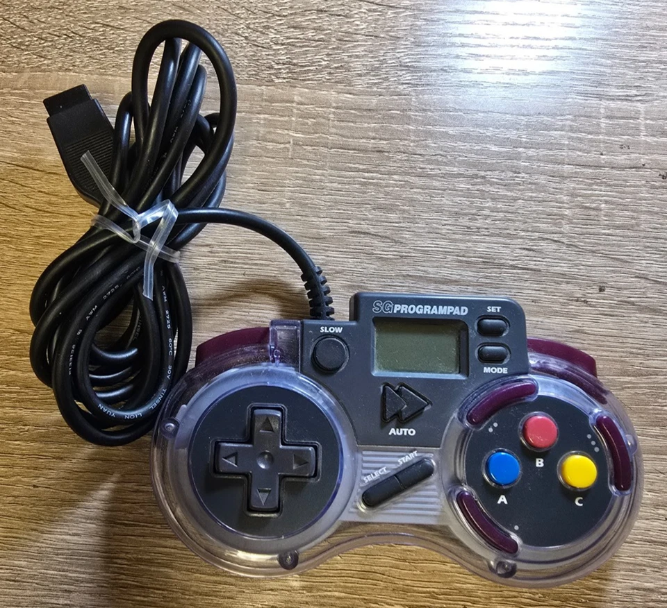 Sega Genesis/Mega Drive Gamepad Clear SG Programpad SV-437 TESTED - Image 1 of 1
