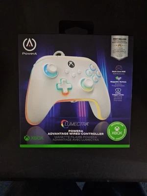 Power A Advantage Lumectra Wired Controller (White) - Xbox Series X - Image 1 of 4