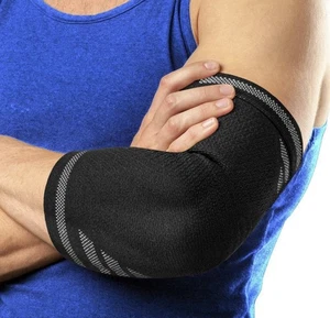 Elbow Brace for Men and Women Pair Compression Sleeve for Tendonitis Large - Picture 1 of 11