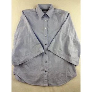 Lauren Ralph Lauren Damen Button Down Hemd Relaxed Fit 3/4 Arm Bluse - Bild 1 von 11