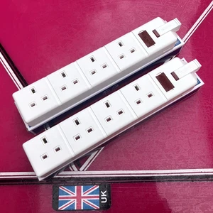 4x Gang enchufe de extensión cableable (fusionado) led en luz - permaplug de alta resistencia - Imagen 1 de 5