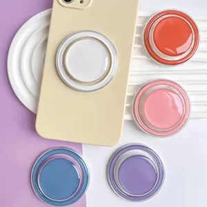 Support Poignée Anneau Téléphone Pliable Magnétique pour iPhone 16 15 Samsung Xiaomi - Photo 1 sur 11
