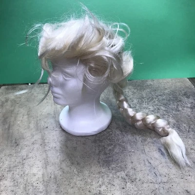 Disney ELSA Wig by AMSCAN Child's Frozen Hair Wig Dress-Up Costume Blonde Sparkl - Imagem 1 de 4