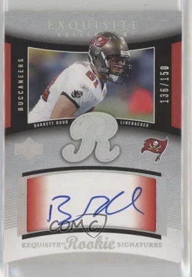 2005 Upper Deck Exquisite Collection Signatures /150 Barrett Ruud Rookie Auto RC - Image 1 of 2