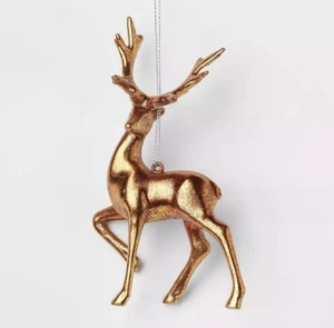 Wondershop Weihnachtsschmuck - Metallic Kupferfolie Hirsch 🦌 NEU - Bild 1 von 6