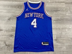 Nike New York Knicks Derrick Rose #4 Blue Jersey Jordan Large - Picture 1 of 5