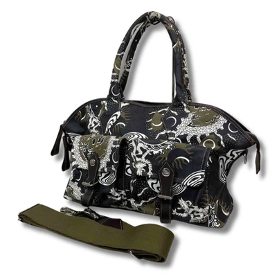 Vivienne Westwood Galaxy 2way Tote Bag PVC Canvas Black Orb 37x25x15cm NNBi16 - Image 1 of 4