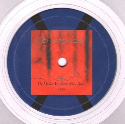 Chvrches   The Mother We Share (Demos)     7"  Clear Vinyl Single - New & Sealed - Image 1 of 3