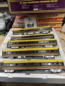 MTH Premier Seaboard 5 vagones 70’ ABS coche de pasajeros conjunto acanalado calibre 20-6515 O ¿NUEVO EN STOCK? - Imagen 1 de 24