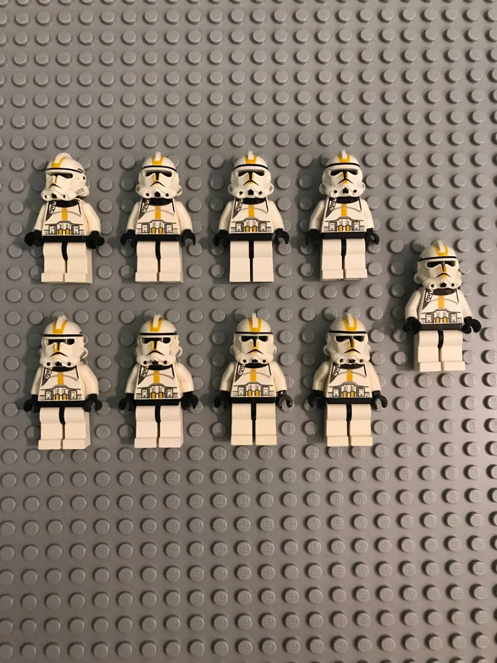 LEGO Ep 3 Clone Trooper Lot of 9 Star Wars Army pack Droid Jedi Battle Pack - Image 1 of 1