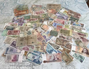 170x Weltbanknoten im gebrauchten Zustand ohne Reserve - Bild 1 von 10