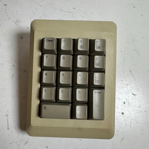 Vintage Apple Macintosh M0120 Beige RJ11 Connectors Computers Numeric Keypad - Picture 1 of 9