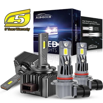 Светодиодные лампы дальнего и ближнего света 9005 D1S для Cadillac STS 2005-2006 2008-2011 годов выпуска - Изображение 1 из 4