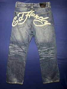Ed Hardy by Christian Audigier Jeans Herren Vintage Jeans Big Logo Y2k 34x30 - Bild 1 von 15