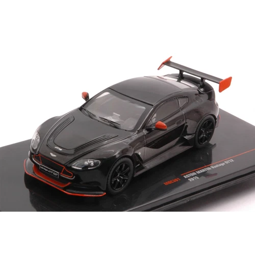 ASTON MARTIN VANTAGE GT 12 2015 BLACK-ORANGE 1:43 Ixo Model Auto Stradali Modell - Immagine 1 di 1