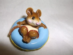 Wee Forest Folk, Fun Float, William Peterson signiert auf Unterseite 1 1/2" zu süß - Bild 1 von 4