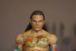 Mattel wwe wrestler Jeff hardy custom painted head - Picture 1 of 4