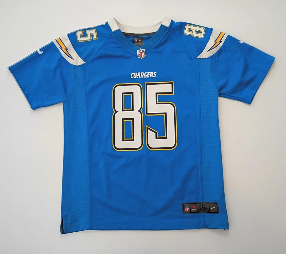  Camiseta deportiva de jugador de juego alternativo Nike de los San Diego Chargers Antonio Gates NFL #85 Foto 1 de 4