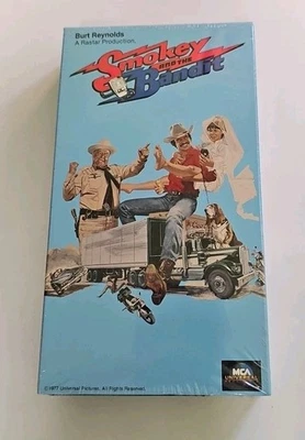 Smokey And The Bandit VHS SEALED Watermarks MCA Burt Reynolds Jackie Gleason VTG - Image 1 of 4