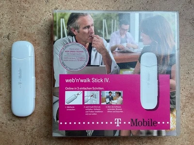T-Mobile web'n'walk Stick IV Surfstick in OVP - Ohne SIM - Sehr guter Zustand - Bild 1 von 4