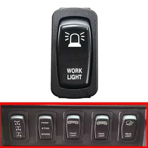 Work Light Blue LED On/Off Dash Switch Fits 2018-2025 Polaris Ranger XP 1000 - Picture 1 of 10