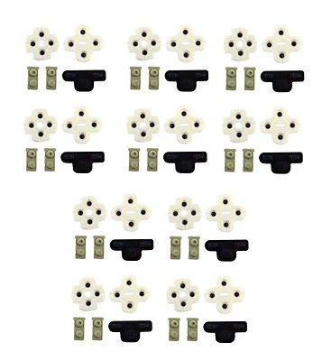 USA Playstation 3 PS3 Mando Reparación Piezas Almohadillas Silicona Repuesto LOTE DE 10 Foto 1 de 2