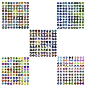 200pcs Round Pupil Glass Eyes 6mm 8mm 10mm 12mm Cat Eye Cabochon Charms Cabochon - Bild 1 von 27