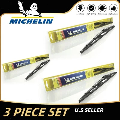 Juego de escobillas limpiaparabrisas Direct Connect 24" 24" 16" calidad "OEM" (3 piezas) completo Foto 1 de 4