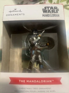 Star Wars The Mandalorian Hallmark Decorazione Albero di Natale - NUOVO DI ZECCA - Foto 1 di 2