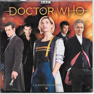 Doctor Who TV Series 16 Month 2020 MINI Wall Calendar NEW SEALED - Picture 1 of 2