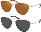 Michael Kors Barcelona Polarized Women's Stylized Pilot Sunglasses - MK1056P