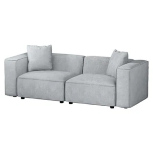 Artiss Sofa Lounge Set 2 Seater Modular Chaise Chair Suite Couch Fabric Grey - Picture 1 of 7