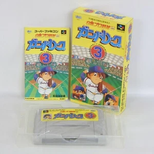 GANBA LEAGUE 3 Hakunetsu Pro Baseball 94 Super Famicom Nintendo 2047 sf - Picture 1 of 2