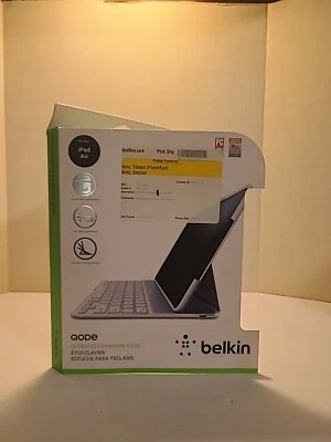 NEW FACTORY SEALED BELKIN QODE SILVER ULTIMATE KEYBOARD CASE IPAD AIR 1ST GEN  - Image 1 of 4